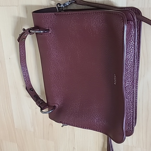 Valentina Botkier New York Burgundy Crossbody FLAP SATCHEL Red - Picture 10 of 12